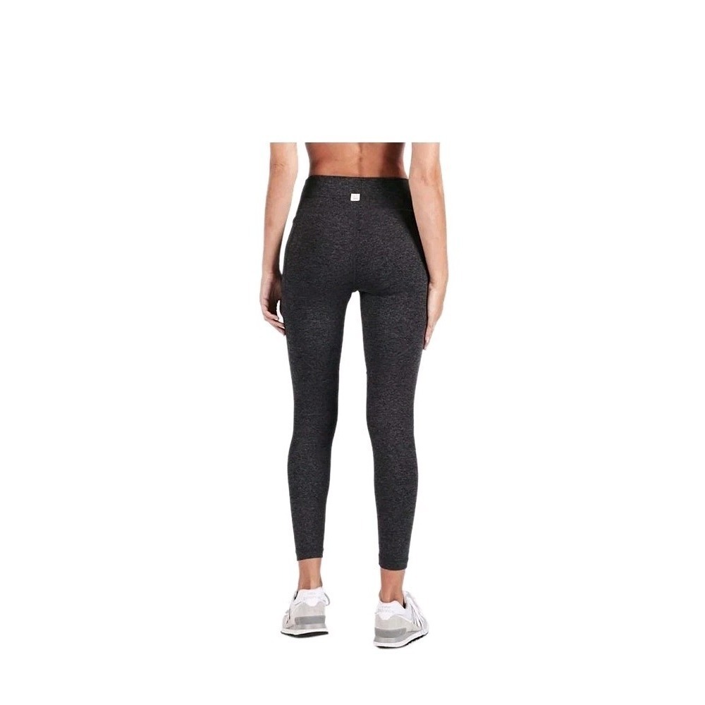 Vuori Elevation Performance Leggings Womens Gray High Rise Side Pocket Yoga Soft